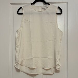 Banana Republic Ivory Sleeveless Top -Brand New with Tags